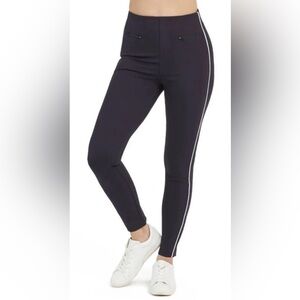 Spanx The Perfect Pant Piped Ankle Skinny Pants Women’s XL Classic Navy Blue
